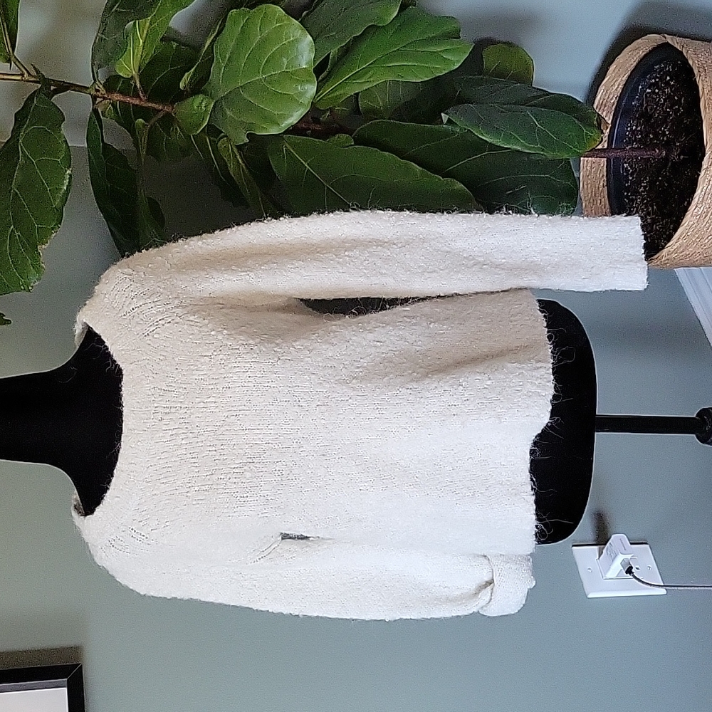 Club Monaco Fuzzychunky crewneck sweater